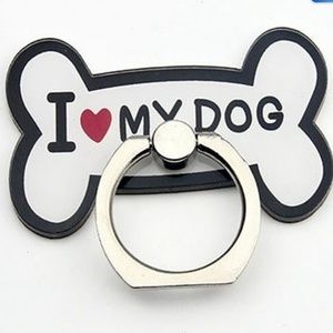I 💗 MY DOG Phone\Tablet Ring Holder & Kickstand